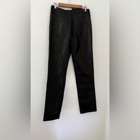 Agolde Recycled Leather Criss Cross Straight in Detox Size 28 - Picture 8 of 12